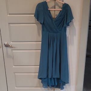 Ever Pretty High Low Teal Dress